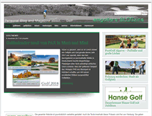 Tablet Screenshot of amateurgolfer.info